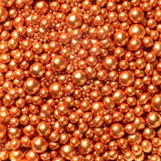 Metallic Pearls Sprinkles mix Copper 75g - glutenvrij